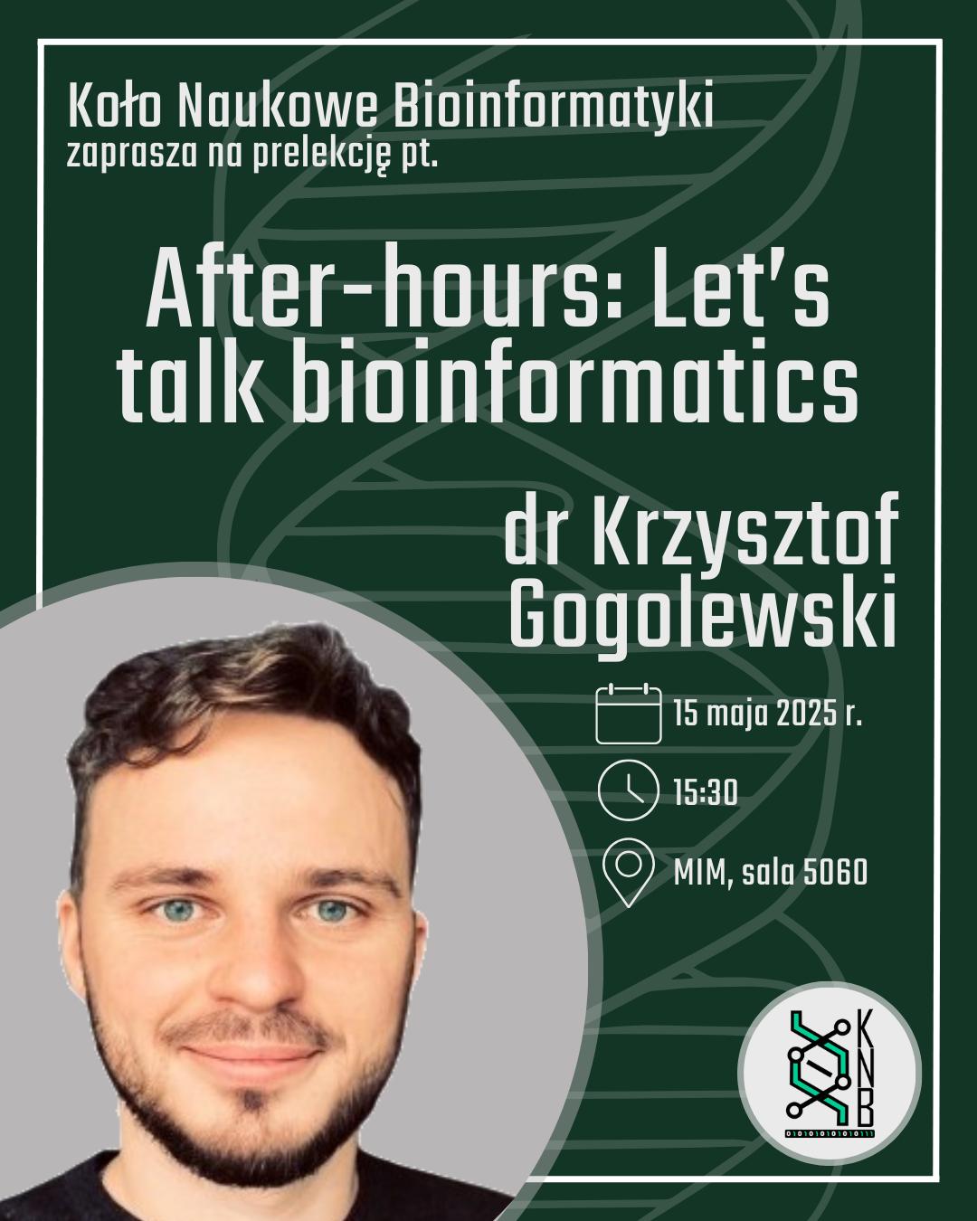 Spotkanie z dr. Krzysztofem Gogolewskim