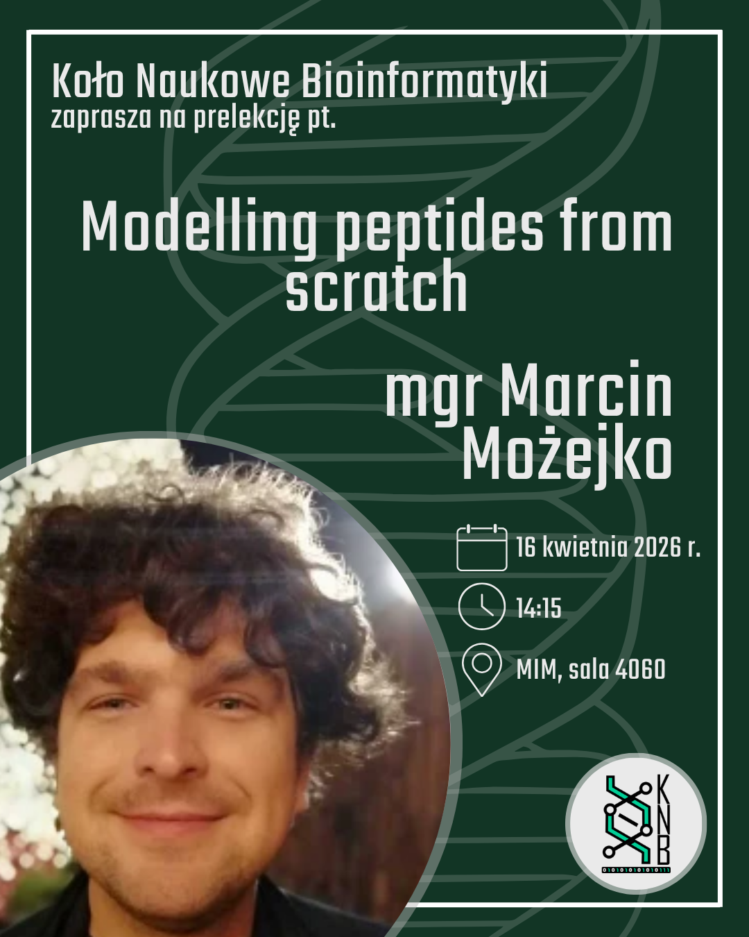 Prelekcja z mgr. Marcinem Możejką